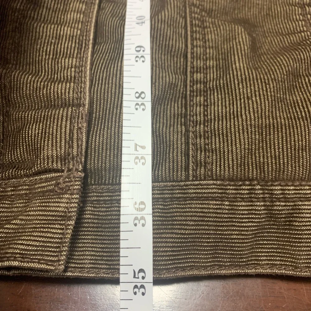 Avenue Jeans Corduroy Jacket Size‎ 26/28 Snap Front